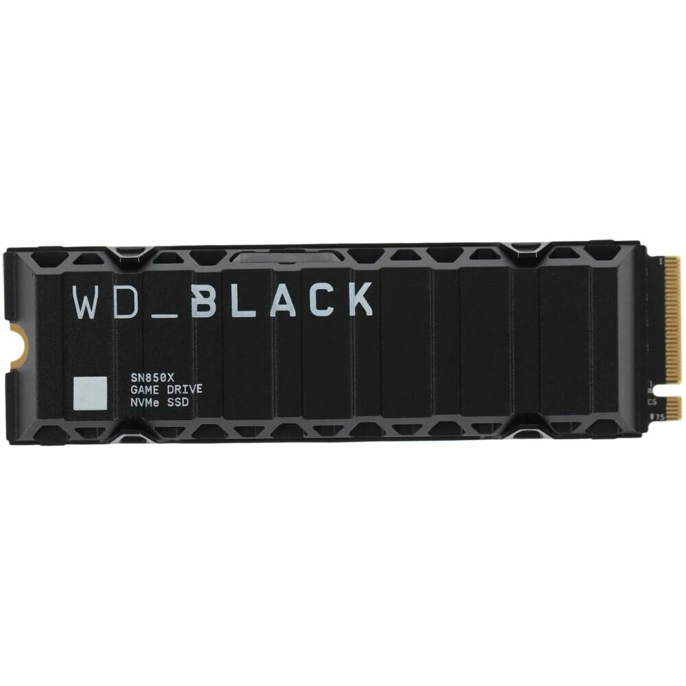 Накопитель SSD M.2 2280 Western Digital 2TB PCIe Gen4 x4 7400/6800MB/s IOPS 1200K/1100K 1200 TBW with heatsink - фото №15