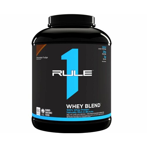 Протеин Rule 1 Whey Blend, 2280 гр., шоколадная помадка