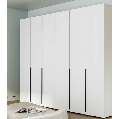 Шкаф распашной 6-ти дверный Орландо Композиция 1 Белый 38956₽