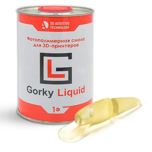 Фотополимерная смола Gorky Liquid Silicone, прозрачная (1000 гр)