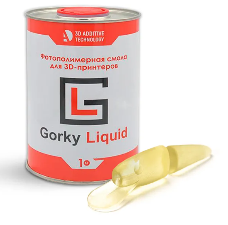 Фотополимерная смола Gorky Liquid Silicone прозрачная (1000 гр)