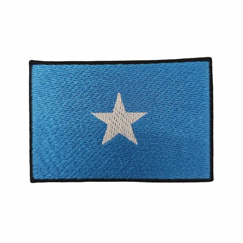 Нашивка шеврон патч, Флаг Сомали , размер 80x55 мм нашивка шеврон патч флаг польши размер 80x55 мм
