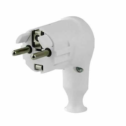 Вилка ekf с кнопкой извлечения сз 16а 250в белый 699₽