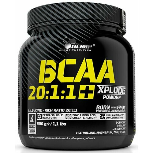Olimp Nutrition, BCAA 20:1:1 Xplode powder, 500 г (кола) olimp bcaa 20 1 1 xplode powder 200 гр грейпфрут