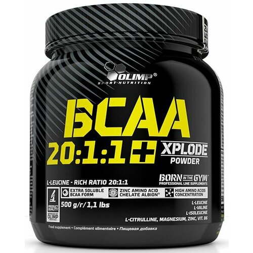 Olimp Nutrition, BCAA 20:1:1 Xplode powder, 500 г (кола)