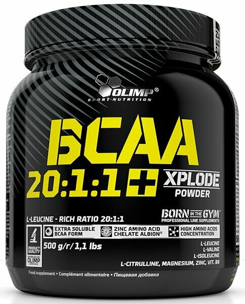Olimp Nutrition, BCAA 20:1:1 Xplode powder, 500 г (кола)