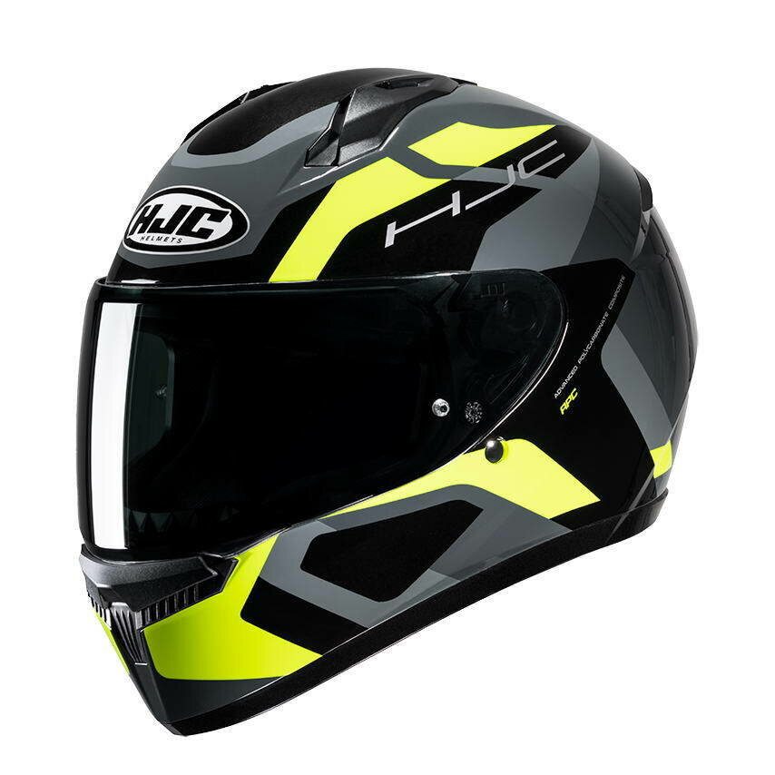 Шлем HJC C10 TINS MC3H Серо-черно-желтый XL