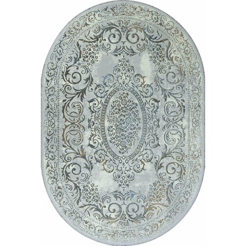 Ковер Овальный на пол в спальню 160х230 см классический ворс 9 мм 316464 KoverVDom