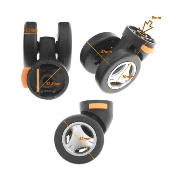 фото Колесо для чемодана съемное E1-0