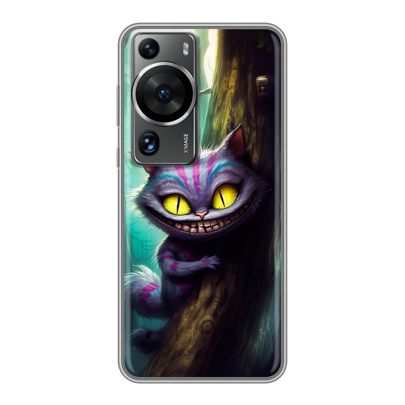 фото Дизайнерский силиконовый чехол для Хуавей П60 Про / Huawei P60 Pro