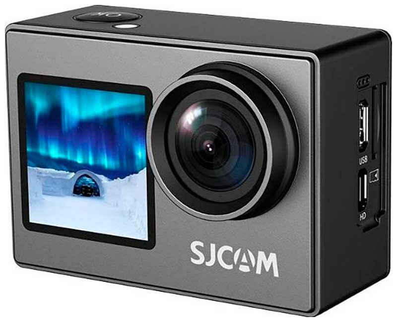 Экшн-камера SJCam SJ4000 DUAL SCREEN, черный