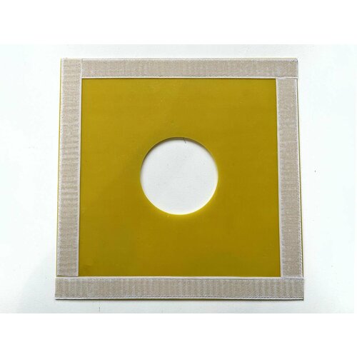 Вставка-накладка на окно для палатки Куб для трубы 28х28см с отверстием 90мм