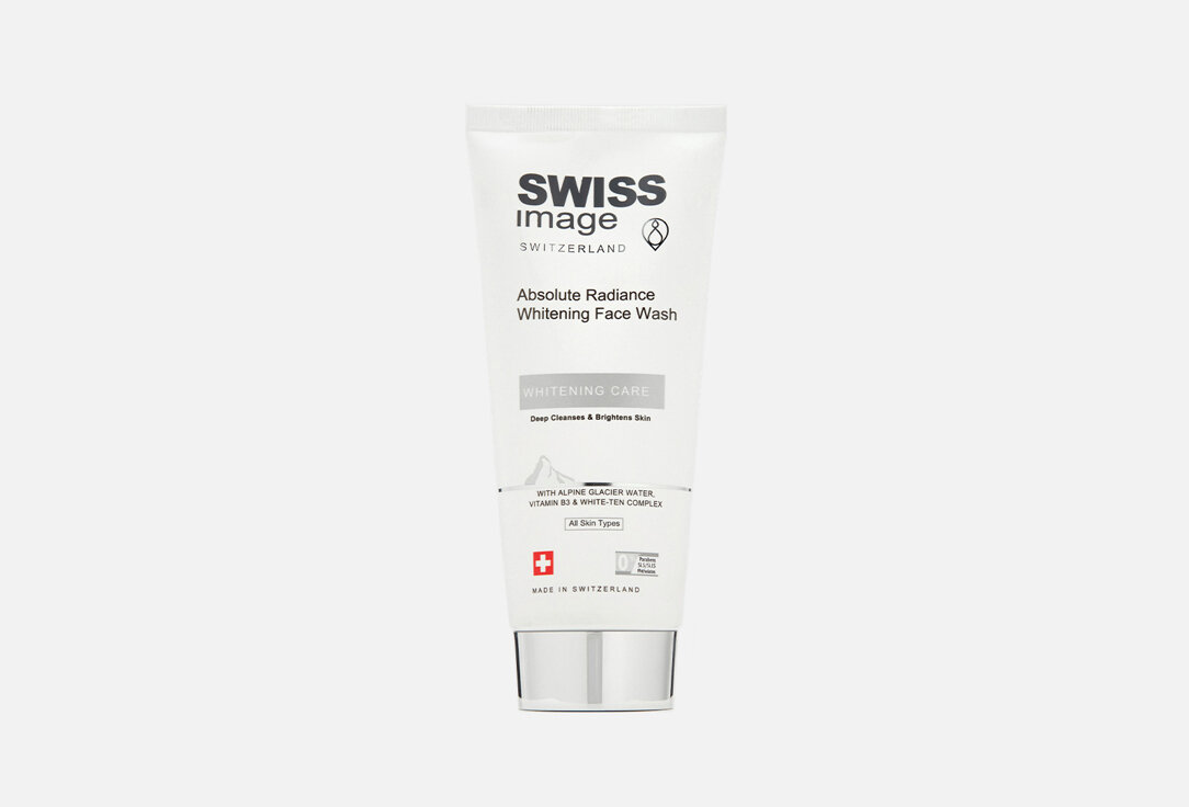 Средство для умывания осветляющее, выравнивающее тон кожи Swiss image, Absolute Radiance Whitening 200мл