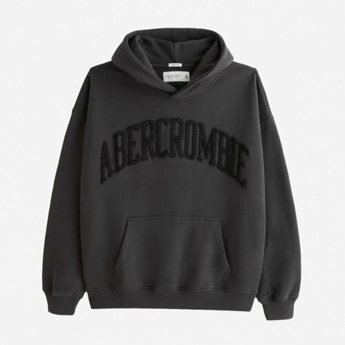 фото Толстовка abercrombie & fitch, размер l, серый