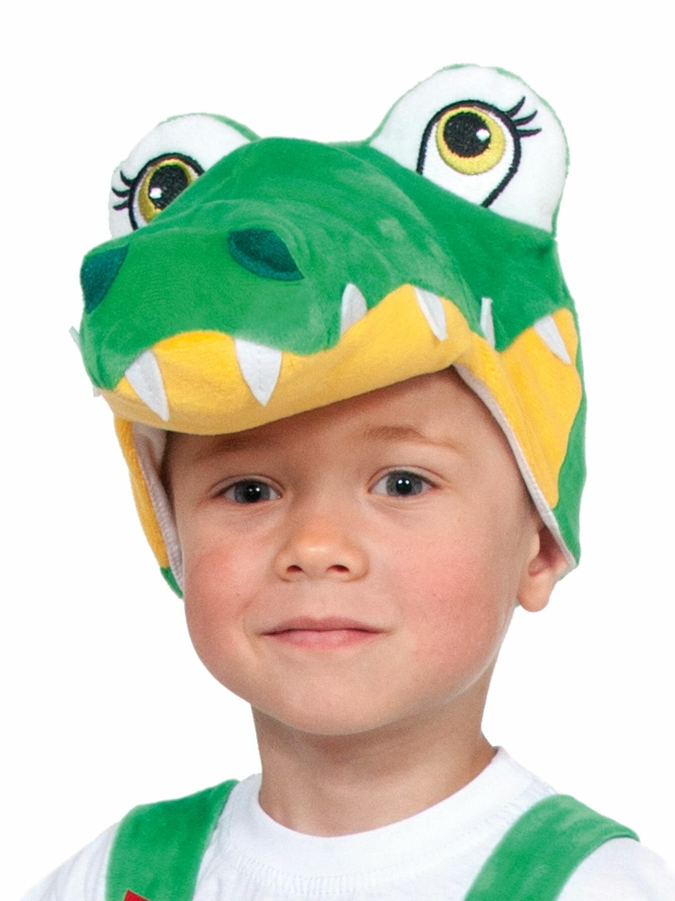 Карнавальная маска - шапочка "Крокодил" размер 52-54