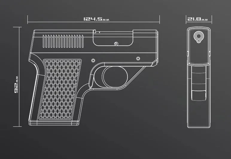 Пистолет зажигалка - Browning с магазином - фотография № 5