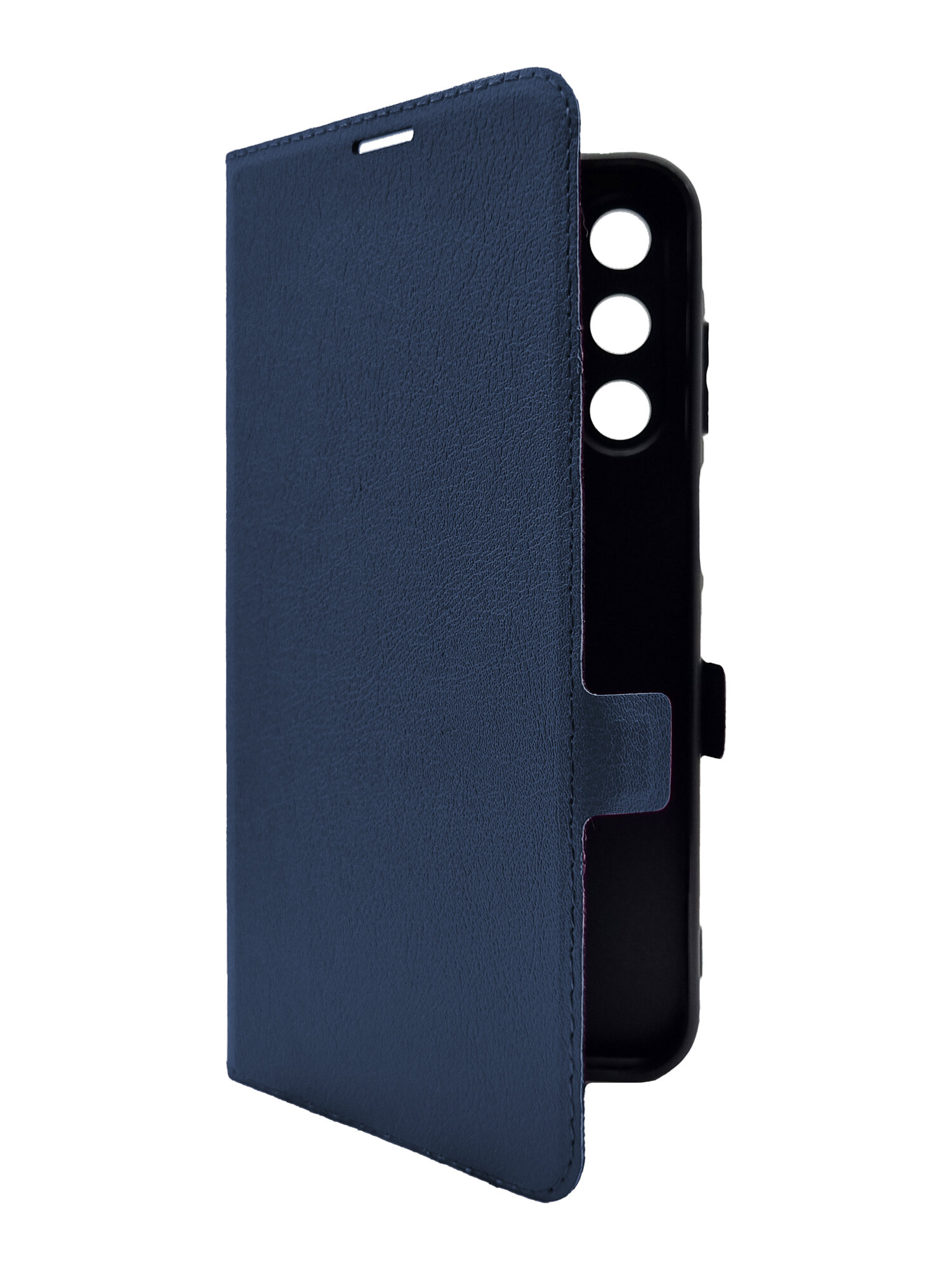 Чехол на Samsung Galaxy A25 (Самсунг Галакси А25) синий книжка эко-кожа с функцией подставки отделением для карт и магнитами Book case, Miuko