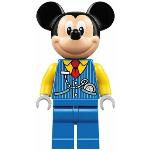 Минифигурка Лего Lego dis085 Mickey Mouse - Blue Vest lego 41964 mickey mouse