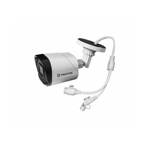 Камера видеонаблюдения Tantos TSi-Peco25F (3.6) 2 мегапиксельная уличная цилиндрическая IP камера с ИК подсветкой