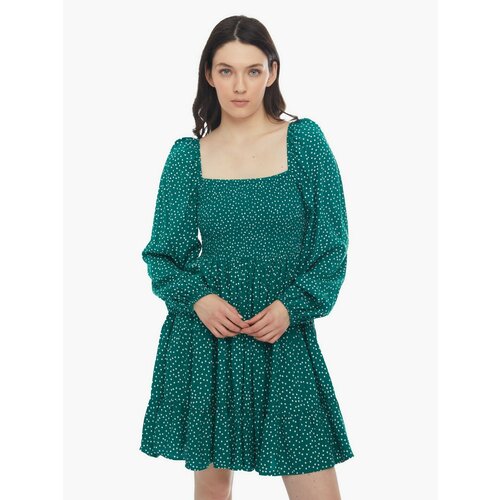 Платье Zolla, размер XL, зеленый пуховик zolla размер xl зеленый