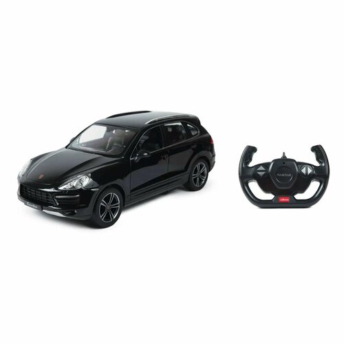 Машина Rastar РУ 1:14 Porsche Cayenne GT3 Черная 42900 внедорожник barty porsche cayenne s z05 1 14 36 см белый