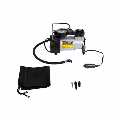 Компрессор автомобильный 10кгсм 12В 45 лмин Tornado BIG POWER AC580SL 1388₽