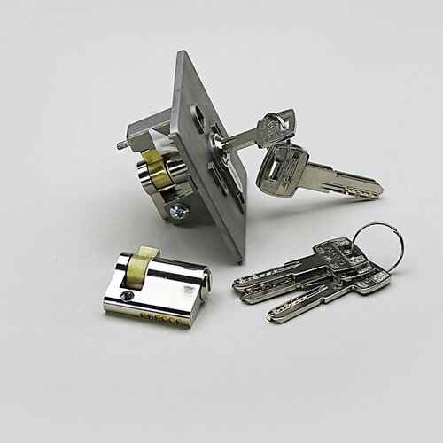 SPF Цилиндр (личинка) для замка выключателя с ключом SAPF и SUPF Alutech ( SAP 2R/1 M и SUP 2R/1 M Inprojal)
