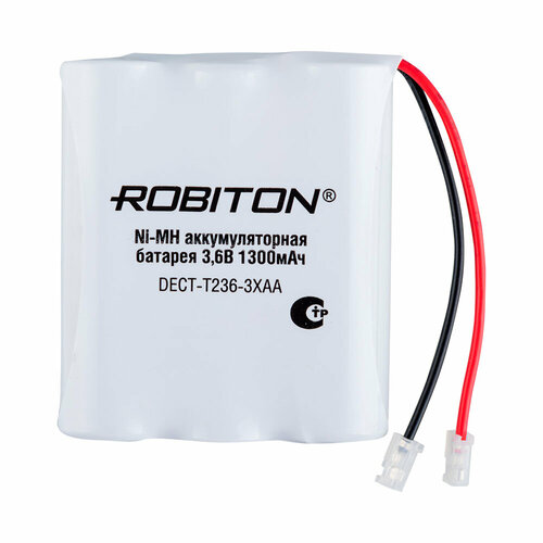 Батарея аккумуляторная ROBITON DECT-T236-3XAA PH1 аккумуляторная батарея dect t157 3x2 3aa robiton