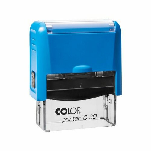 Colop Printer 30 Compact Автоматическая оснастка для штампа (штамп 47 х 18 мм.) , Синий оснастка для штампа colop printer c 30 compact 47 х 18 мм