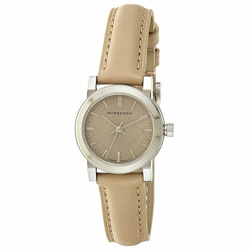 фото Наручные часы burberry bu92070, бежевый, серебряный