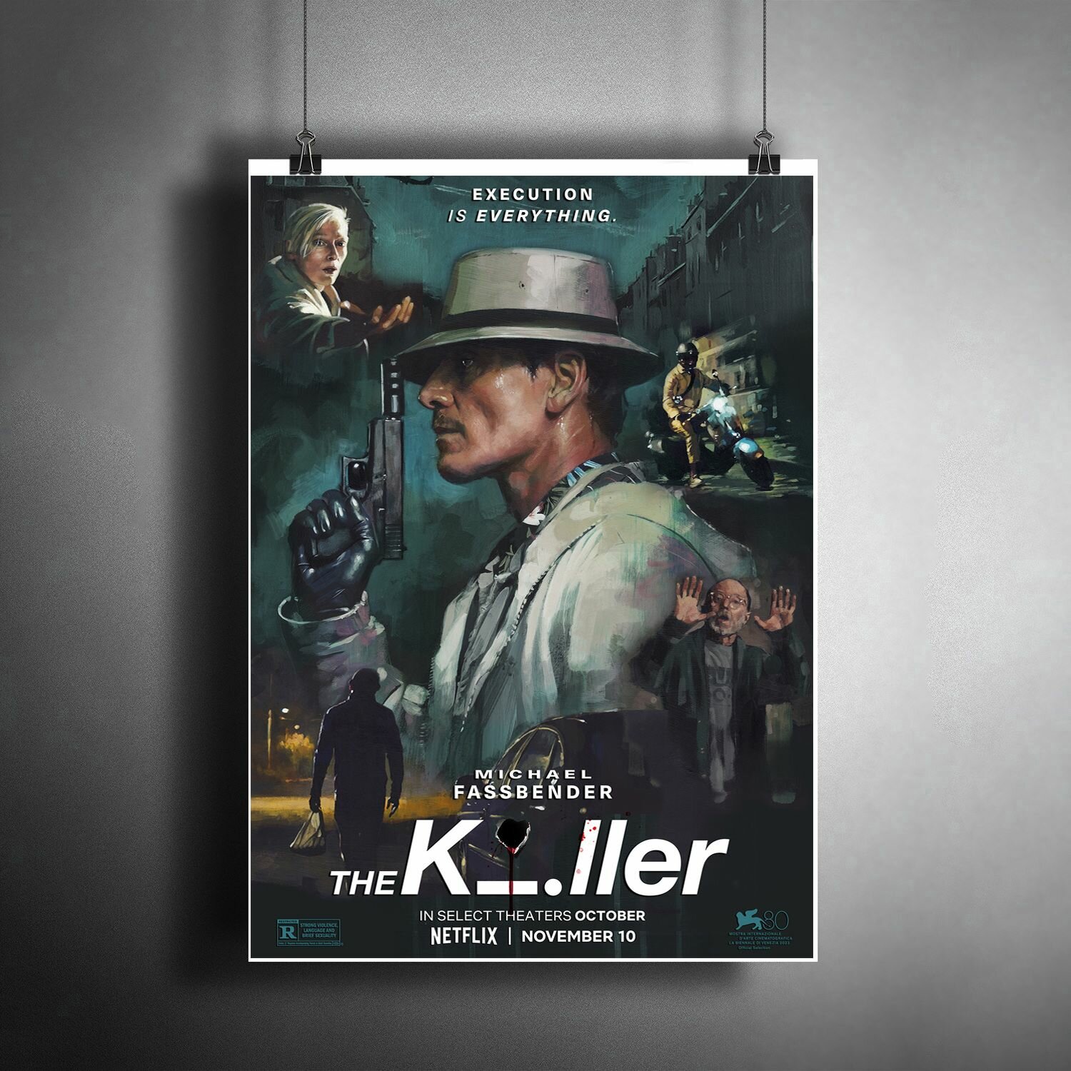 Постер плакат для интерьера "Фильм Убийца. The Killer" / Декор дома, офиса, комнаты, квартиры, детской A3 (297 x 420 мм)
