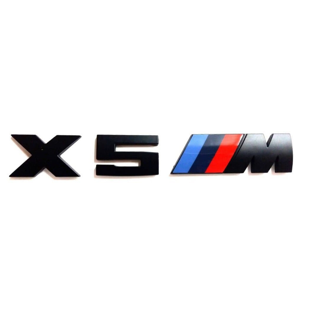 Шильдик на багажник для BMW X5M черный мат 1 шт.