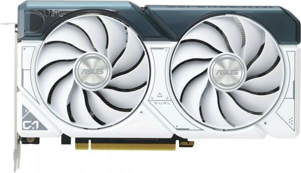 Видеокарта Asus PCI-E 4.0 DUAL-RTX4060TI-O8G-WHITE NVIDIA GeForce RTX 4060TI 8192Mb 128 GDDR6 2565/18000 HDMIx1 DPx3 HDCP Ret