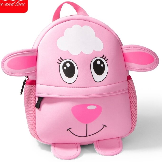 Детский рюкзачок, из мягкой неопропеновой ткани, с удобными ремешками, обезьянка