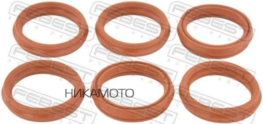 FEBEST RINGOL-063-PCS6 Кольцо уплотнительное свечного колодца (6 шт. в упаковке)