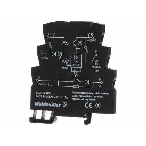 Оптрон 10А MOS24VDC/533VDC10A – Weidmüller – 8937940000 – 4032248716173