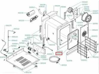 Уплотнение двери 01000070 для печи модели EKF 523 UD