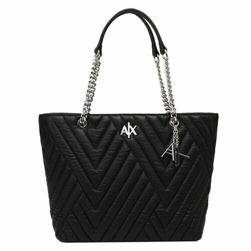 Сумка тоут Armani Exchange, черный