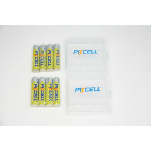 Аккумуляторы PKCELL AAA, 1,2 в, Ni-MH, 1000 мАч ( 8 штук ) 10pcs pkcell 1 2v ni mh aaa battery 3a 1000mah aaa rechargeable battery aaa nimh battery batteries rechargea for flashlight toys