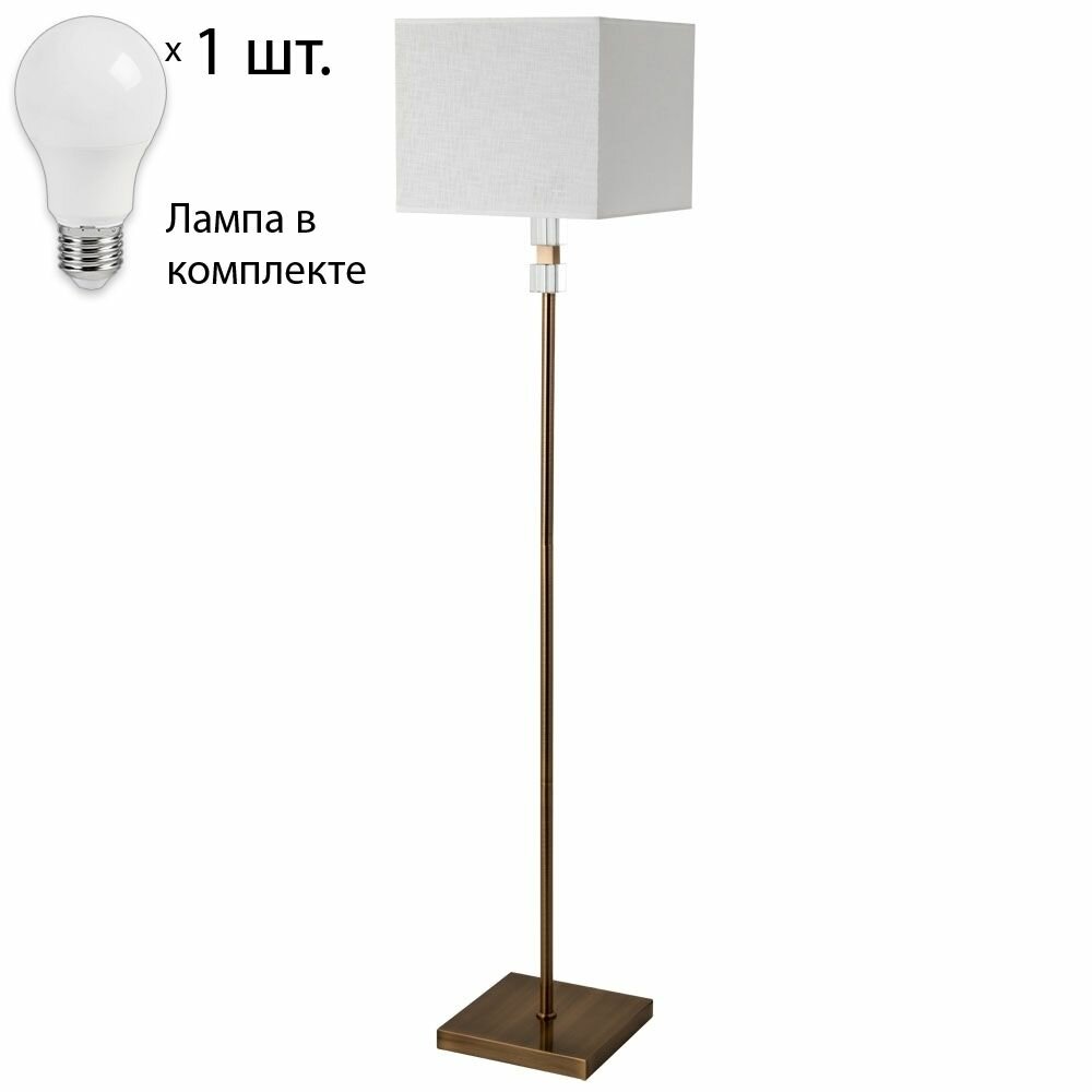 Торшер с лампочкой Arte Lamp North A5896PN-1PBLamps