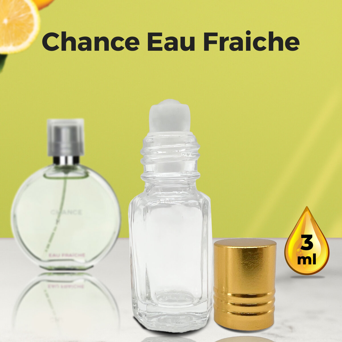 "Chance Eau Fraiche" - Духи женские 3 мл + подарок 1 мл другого аромата