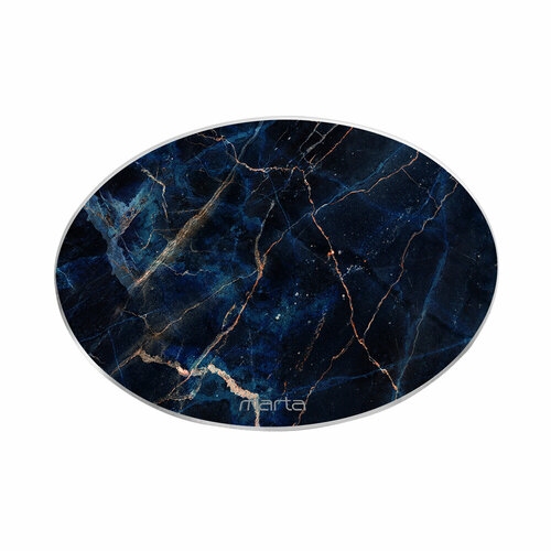 MARTA MT-3744 синий мрамор доска разделочная 205₽