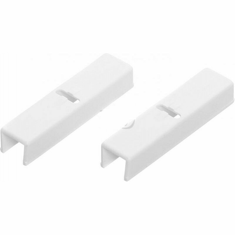 Соединитель для потолочной шины, пластик, цвет белый, две штуки — фото 1