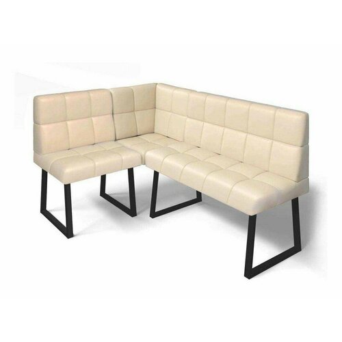 Реал модульный угловой диван КремЧерный муар 39396₽