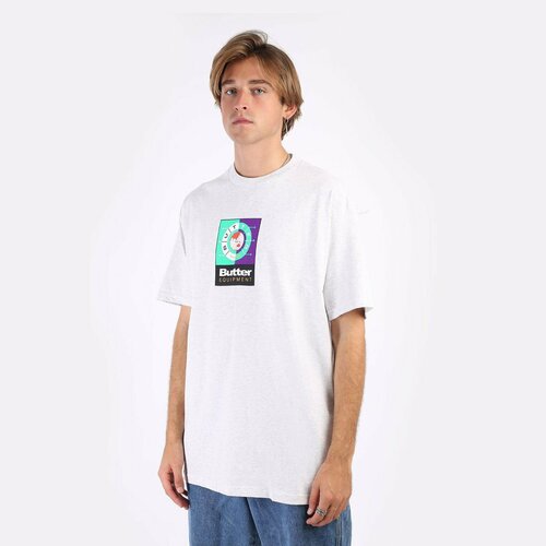 Футболка Butter Goods Navigate Tee, размер S, серый