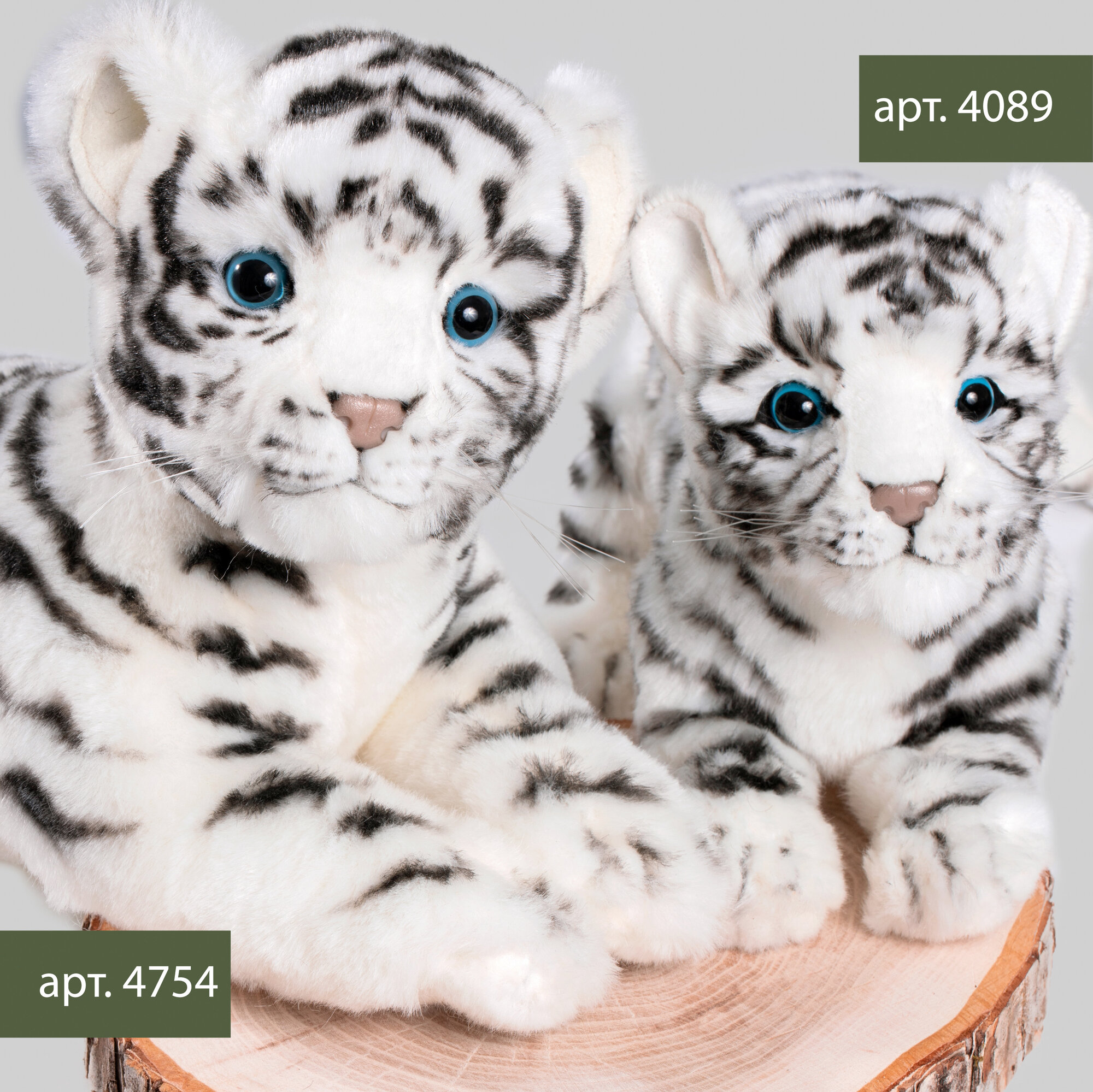 Мягкая игрушка Hansa "Детеныш белого тигра", 26 см Hansa Creation - фото №7