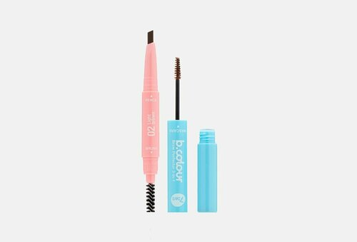 Карандаш для бровей B.COLOUR PROFESSIONAL Brow Perfector цвет: 02, Light brown / 1.5 г