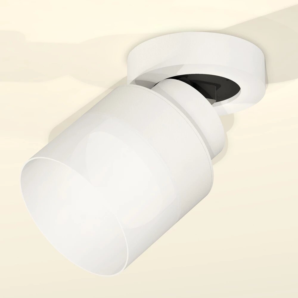 Комплект накладного поворотного светильника с акрилом XM8101021 SWH/FR белый песок/белый матовый GX53 (A2228, A2105, C8101, N8402)