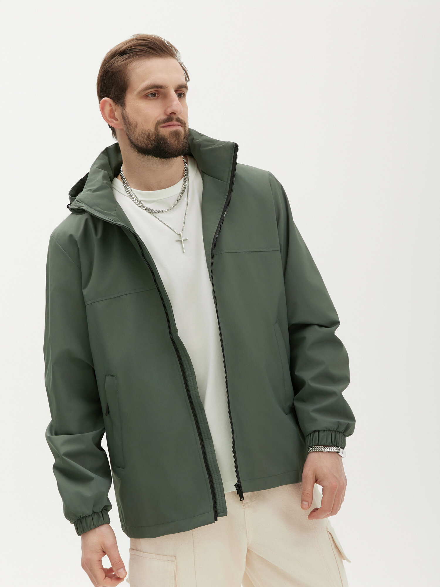 Ветровка KINGSO MENS, размер 50, зеленый — фото 1