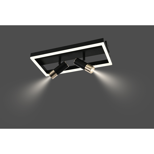 Люстра потолочная светодиодная Vektor 47933 400200100 4810W с пультом управления регулируемый белый черный 4800₽